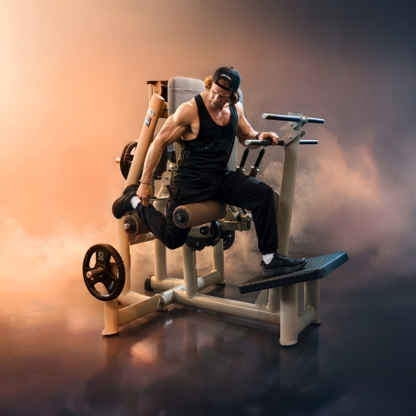 Built strong – der PURE KRAFT Beinstrecker stehend
