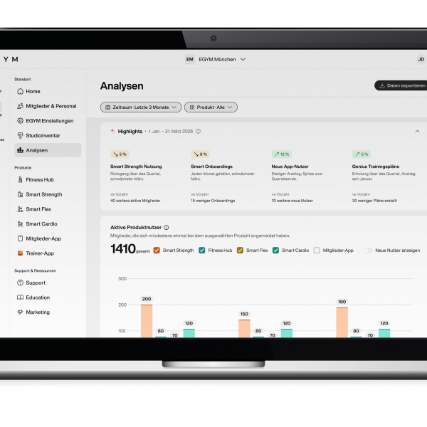 EGYM baut Business Suite aus und öffnet sein Datenökosystem