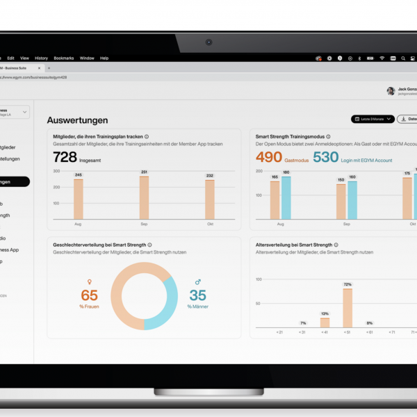 EGYM Business Suite – Daten verstehen, Potenziale nutzen